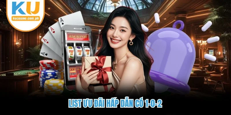 List ưu đãi hấp dẫn có 1-0-2